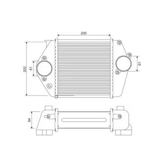 Intercooler, échangeur VALEO