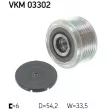 Poulie roue libre, alternateur SKF VKM 03302 - Visuel 1