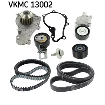 Pompe à eau + kit de courroie crantée SKF VKMC 13002