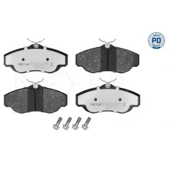 Jeu de 4 plaquettes de frein avant MEYLE 025 234 5219/PD