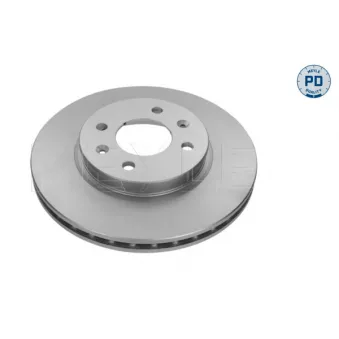 Jeu de 2 disques de frein avant MEYLE 37-15 521 0037/PD