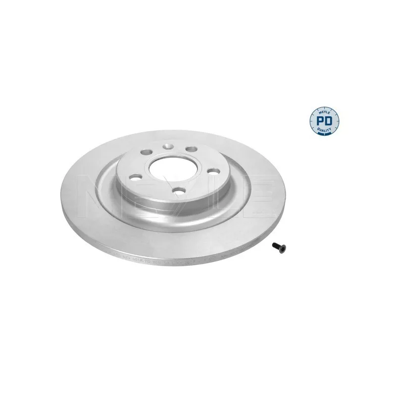 Jeu de 2 disques de frein arrière MEYLE 515 523 0018/PD