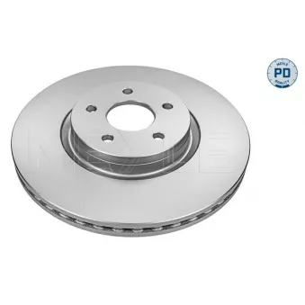 Jeu de 2 disques de frein avant MEYLE 715 521 0035/PD