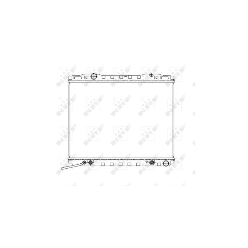 Radiateur, refroidissement du moteur NRF 53366