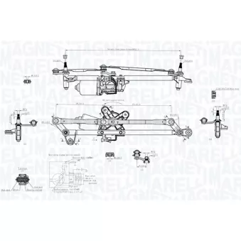 Système de nettoyage des vitres MAGNETI MARELLI 064351703010