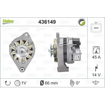 Alternateur VALEO 436149