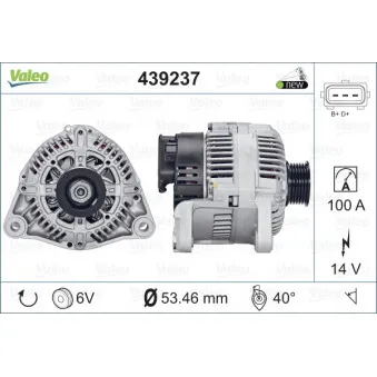 Alternateur VALEO 439237