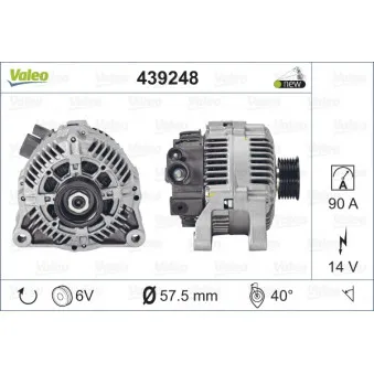 Alternateur VALEO 439248