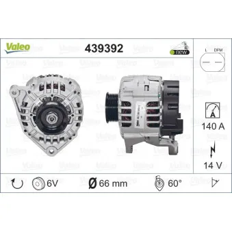 Alternateur VALEO 439392