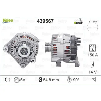 Alternateur VALEO 439567