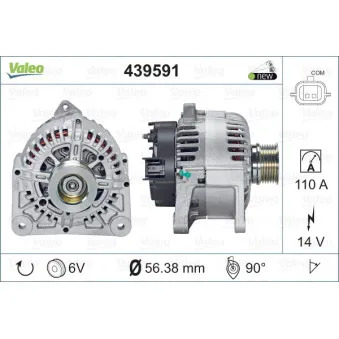 Alternateur VALEO 439591