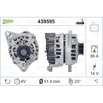 Alternateur VALEO 439595