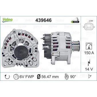 Alternateur VALEO 439646