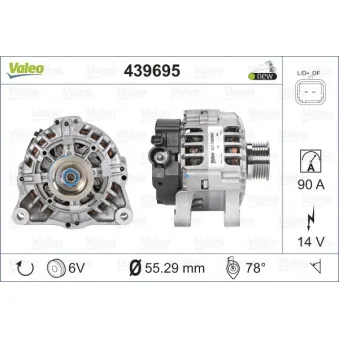 Alternateur VALEO 439695