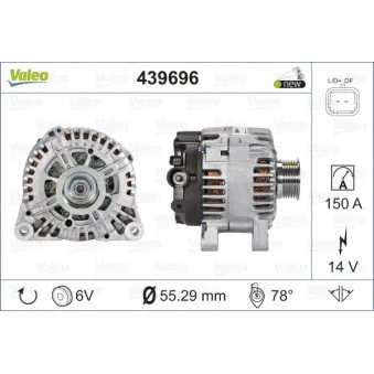 Alternateur VALEO 439696