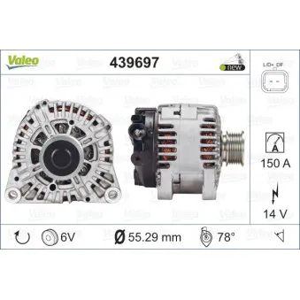 Alternateur VALEO 439697