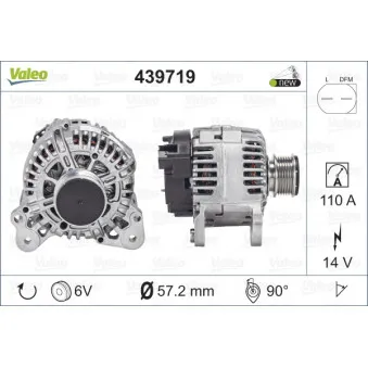 Alternateur VALEO 439719