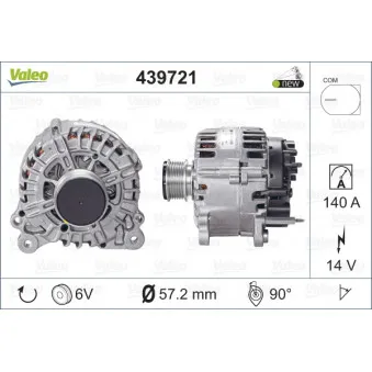 Alternateur VALEO 439721