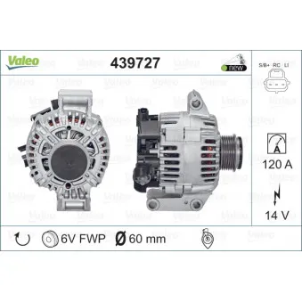 Alternateur VALEO 439727