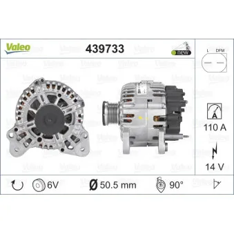 Alternateur VALEO 439733