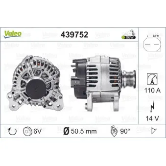 Alternateur VALEO 439752