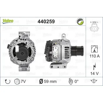 Alternateur VALEO 440259