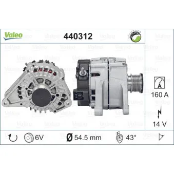 Alternateur VALEO 440312