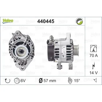 Alternateur VALEO 440445