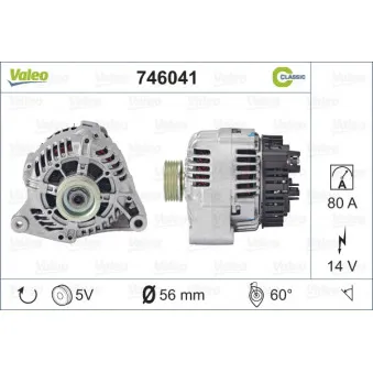 Alternateur VALEO 746041