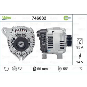 Alternateur VALEO 746082