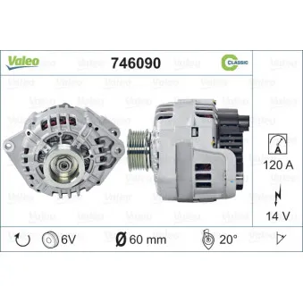 Alternateur VALEO 746090