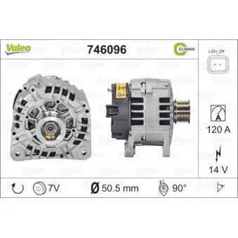 Alternateur VALEO 746096