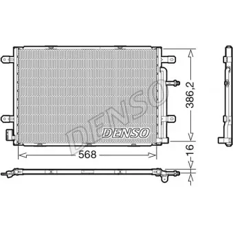 Condenseur, climatisation DENSO DCN02039