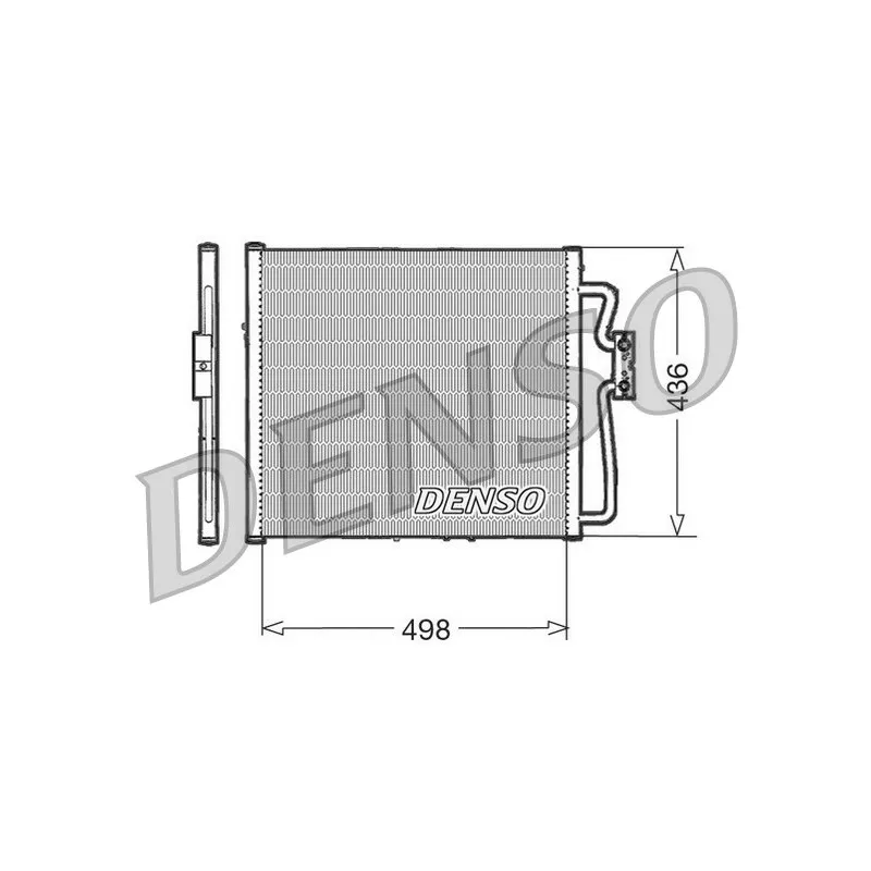 Condenseur, climatisation DENSO DCN05019