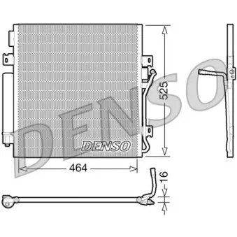 Condenseur, climatisation DENSO DCN06011