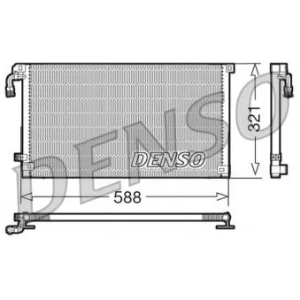 Condenseur, climatisation DENSO