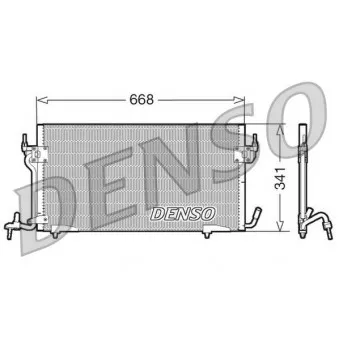 Condenseur, climatisation DENSO DCN07010