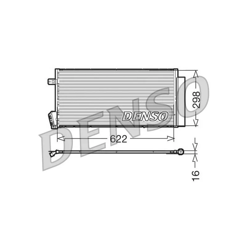 Condenseur, climatisation DENSO DCN09018