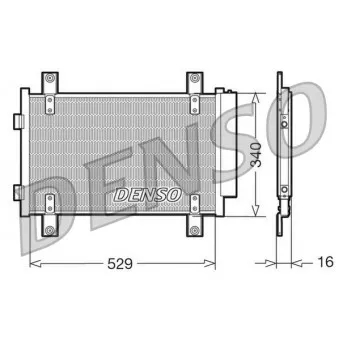 Condenseur, climatisation DENSO DCN09049