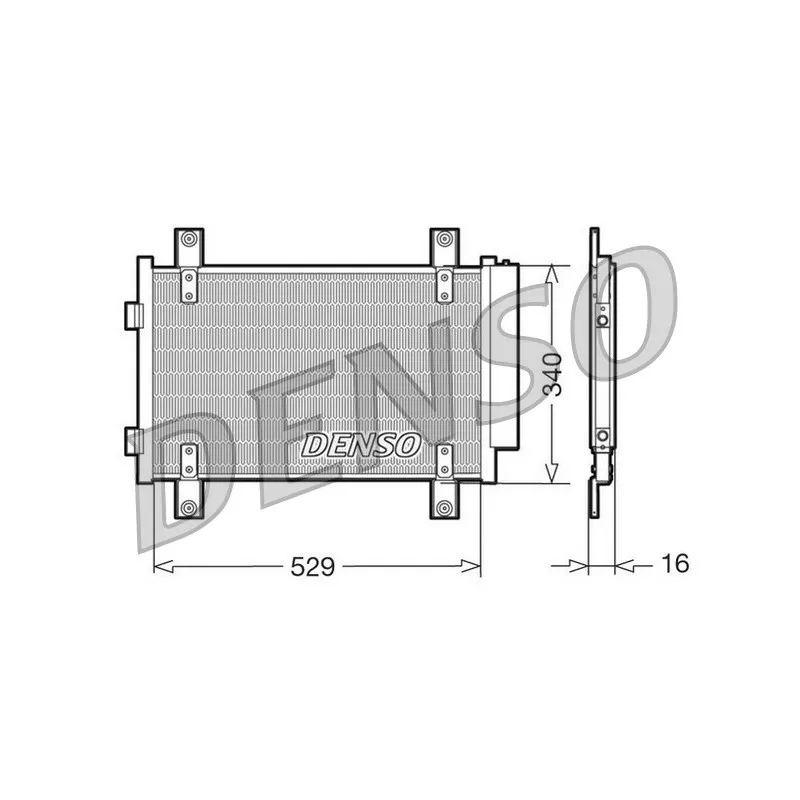 Condenseur, climatisation DENSO DCN09049