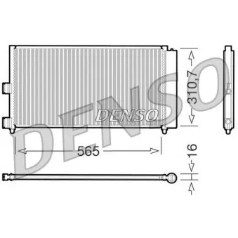 Condenseur, climatisation DENSO DCN09070