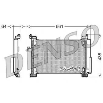 Condenseur, climatisation DENSO DCN09085