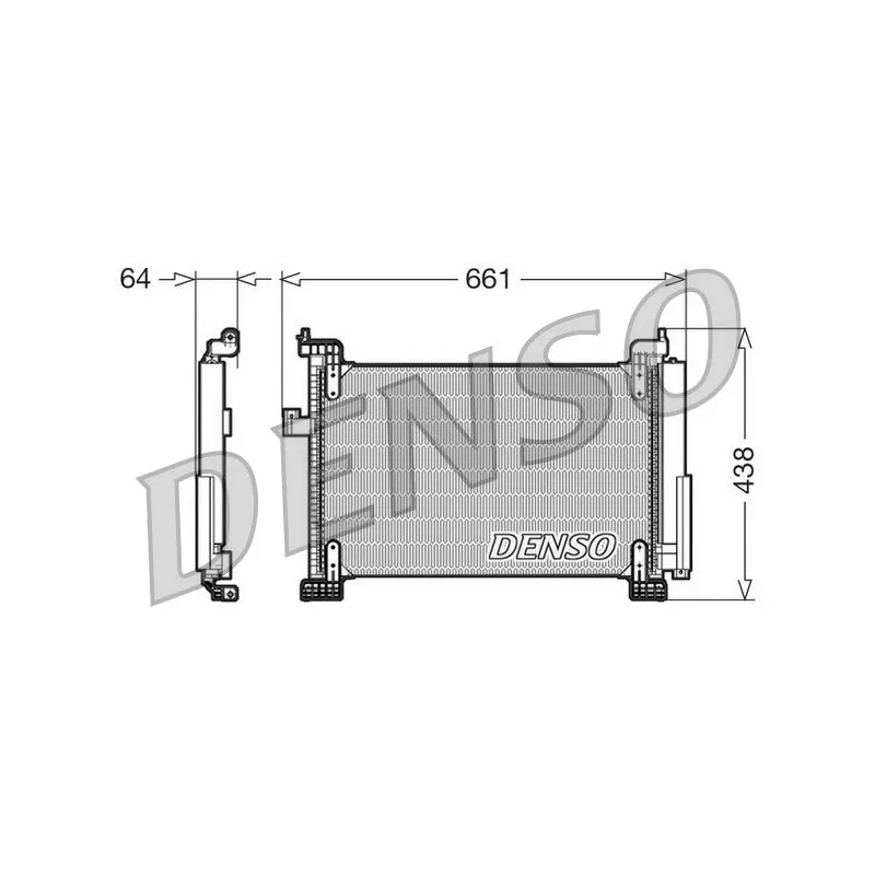 Condenseur, climatisation DENSO DCN09085