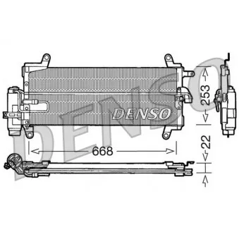 Condenseur, climatisation DENSO DCN09093