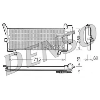 Condenseur, climatisation DENSO DCN09095