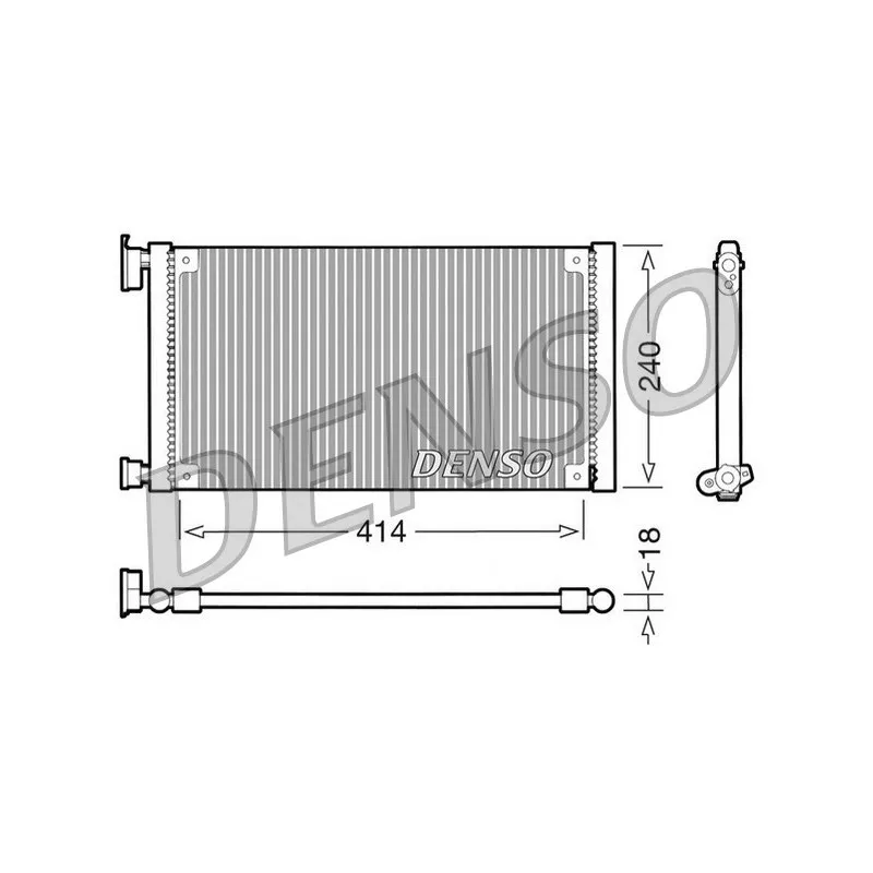 Condenseur, climatisation DENSO DCN09120