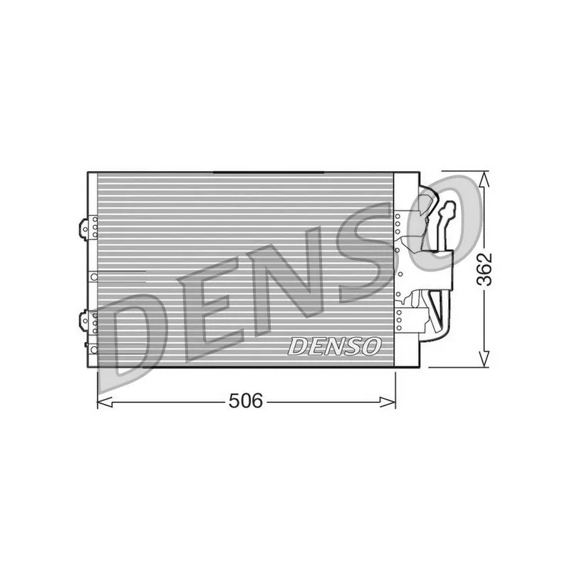 Condenseur, climatisation DENSO DCN10004