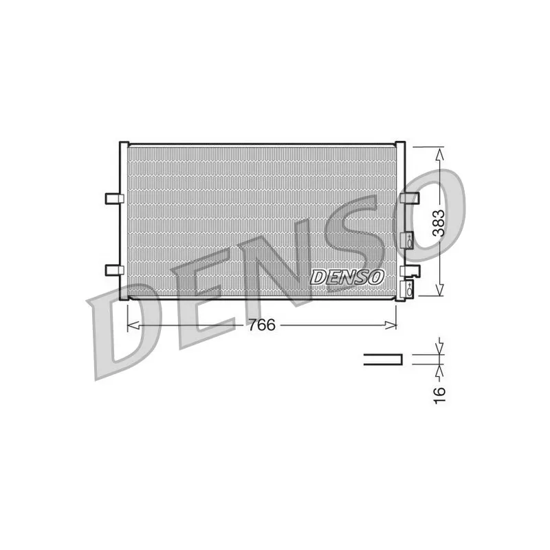 Condenseur, climatisation DENSO DCN10009