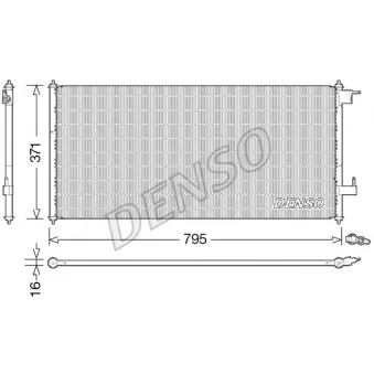 Condenseur, climatisation DENSO