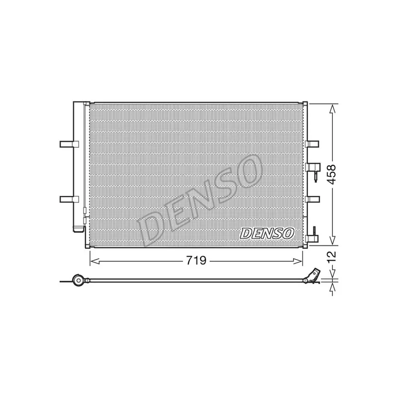 Condenseur, climatisation DENSO DCN10036